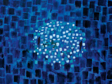 Dissolution - Grid Blue-Sphere